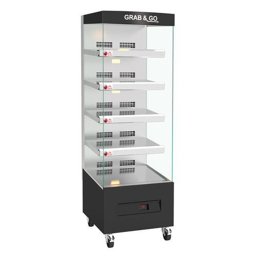 Rotisol USA 6MCV5LS 25 5/8" Self Service Heated Food Display - 5 Shelves, 208-240v/1ph-cityfoodequipment.com