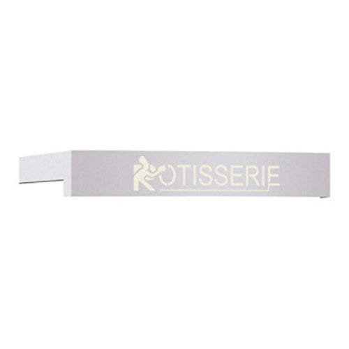Rotisol USA 975BDI Illuminated Decorative Roof for GrandFlame 975 Rotisseries, Stainless Steel, Black-cityfoodequipment.com