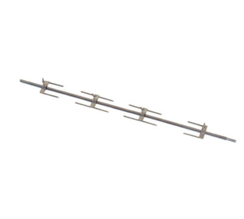 Rotisol USA BP1375-1400 Traditional Chicken Spit w/ (2) Double & (2) Single Prongs for GrandFlame 1375, Spatch King 1375, &-cityfoodequipment.com
