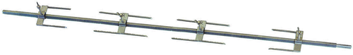 Rotisol USA BP1600 Traditional Chicken Spit w/ (3) Double & (2) Single Prongs for FlamBoyant 1600 Rotisseries-cityfoodequipment.com