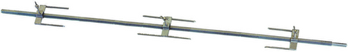 Rotisol USA BP9 Traditional Chicken Spit w/ (1) Double & (2) Single Prongs for MasterFlame 975 Rotisseries-cityfoodequipment.com