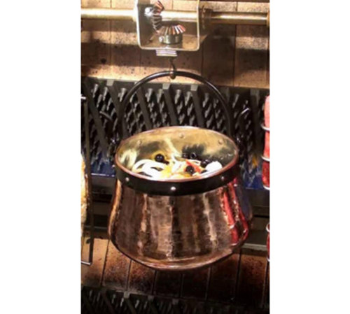 Rotisol USA CHAUDRON 4 Liter Copper Casserole for Vertical Spit System Rotisseries-cityfoodequipment.com