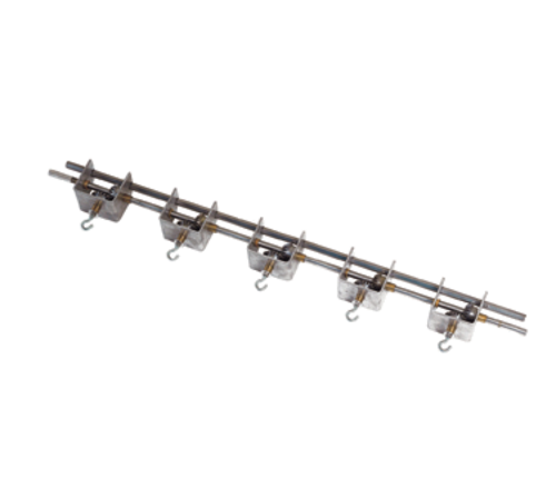 Rotisol USA FI1375-C Complete Vertical Spit System Bar for GrandFlame 1375 Rotisseries-cityfoodequipment.com