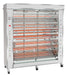 Rotisol USA GF1675-8E-SS Electric 8 Spit Commercial Rotisserie w/ 64 Bird Capacity, 208-203v/3ph-cityfoodequipment.com