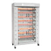 Rotisol USA FB1160-8G-SS Gas 8 Spit Commercial Rotisserie w/ 40 Bird Capacity, Natural Gas-cityfoodequipment.com