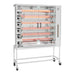 Rotisol USA FF1425-6G-SS Gas 6 Spit Commercial Rotisserie w/ 36 Bird Capacity, Natural Gas-cityfoodequipment.com