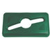 Rubbermaid 1788373 Rectangle Recycling Trash Can Lid - Plastic, Green-cityfoodequipment.com