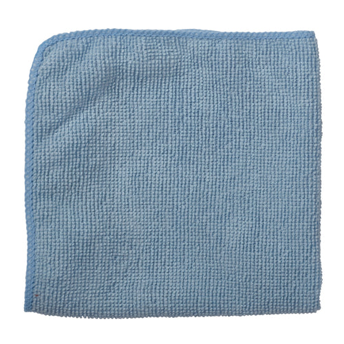 Rubbermaid 1820579 12" Square Light-Duty Towel - Microfiber, Blue-cityfoodequipment.com