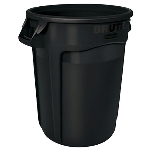 Rubbermaid 1867531 32 gallon Brute Trash Can - Plastic, Round, Food Rated-cityfoodequipment.com