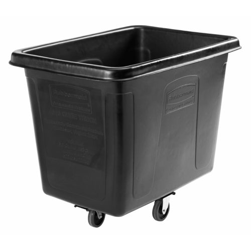 Rubbermaid 1867537 Trash Cart w/ 500 lb Capacity, Black-cityfoodequipment.com
