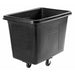 Rubbermaid 1867537 Trash Cart w/ 500 lb Capacity, Black-cityfoodequipment.com