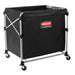 Rubbermaid 1881750 Laundry Cart w/ Collapsible Basket, 35 7/10" L x 24 1/10" W x 34"H-cityfoodequipment.com