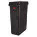 Rubbermaid 1956187 23 gal Rectangle Slim Trash Can, 22"L x 11"W x 30"H, Brown-cityfoodequipment.com