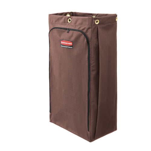 Rubbermaid 1966887 30 gal Canvas Housekeeping Cart Bag, Brown-cityfoodequipment.com