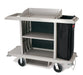 Rubbermaid 1969596 Housekeeping Cart w/ Vacuum Holder - 61 3/4"L x 23 1/8"W x 18 5/8"H-cityfoodequipment.com