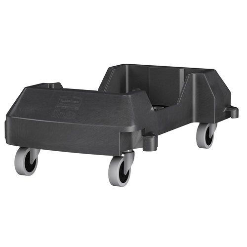 Rubbermaid 1980602 Trolley for Slim-Jim? 3540 & 3541 Containers - Resin, Black-cityfoodequipment.com