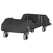 Rubbermaid 1980602 Trolley for Slim-Jim? 3540 & 3541 Containers - Resin, Black-cityfoodequipment.com