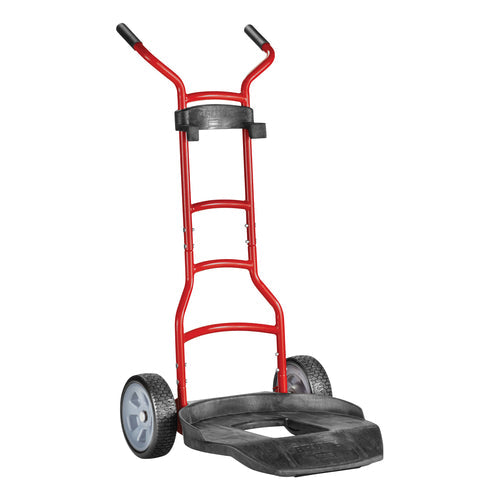 Rubbermaid 1997410 Construction & Landscape Dolly for 32, 44, & 55 gal BRUTE? Containers - Steel, Red-cityfoodequipment.com