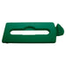 Rubbermaid 2007886 Hinged Lid Insert for 23 gal Slim Jim? Recycling Containers - Paper, 16 1/2" x 8", Green-cityfoodequipment.com