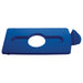 Rubbermaid 2007889 Hinged Lid Insert for 23 gal Slim Jim? Recycling Containers - Bottles/Cans, 16 1/2" x 8", Blue-cityfoodequipment.com