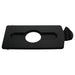Rubbermaid 2007893 Hinged Lid Insert for 23 gal Slim Jim? Recycling Containers - Bottles/Cans, 16 1/2" x 8", Black-cityfoodequipment.com