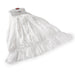 Rubbermaid 2025506 20 oz Disposable Wet Mop Head - 5" Headband, Non-Woven Polyester/Rayon Blend, White-cityfoodequipment.com