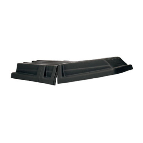 Rubbermaid FG131700BLA Rectangle Dome Tilt Truck Lid - Plastic, Black-cityfoodequipment.com