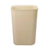 Rubbermaid FG254400BEIG 40 qt Rectangle Waste Basket - Plastic, Beige-cityfoodequipment.com