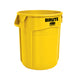 Rubbermaid FG261000YEL 10 gallon Brute Trash Can - Plastic, Round, Food Rated-cityfoodequipment.com