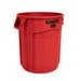 Rubbermaid FG262000RED 20 gallon Brute Trash Can - Plastic, Round, Food Rated-cityfoodequipment.com