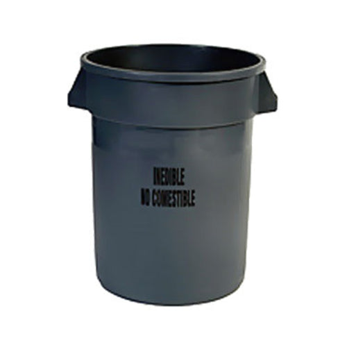 Rubbermaid FG263256GRAY 32 gal Food Processing Container - Inedible Imprint, Gray-cityfoodequipment.com