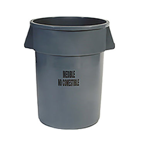 Rubbermaid FG264356GRAY 44 gal Food Processing Container - USDA Condemned Imprint, Gray-cityfoodequipment.com