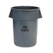Rubbermaid FG264356GRAY 44 gal Food Processing Container - USDA Condemned Imprint, Gray-cityfoodequipment.com