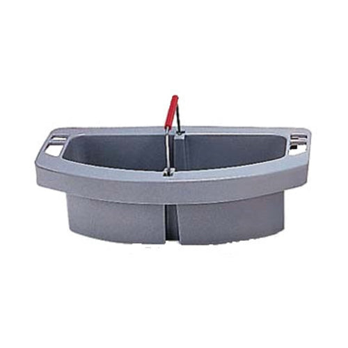 Rubbermaid FG264900GRAY Bus Box - 16" x 9" x 5", Gray-cityfoodequipment.com