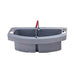 Rubbermaid FG264900GRAY Bus Box - 16" x 9" x 5", Gray-cityfoodequipment.com
