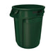 Rubbermaid FG265500DGRN 55 gallon Brute Trash Can - Plastic, Round, Food Rated-cityfoodequipment.com