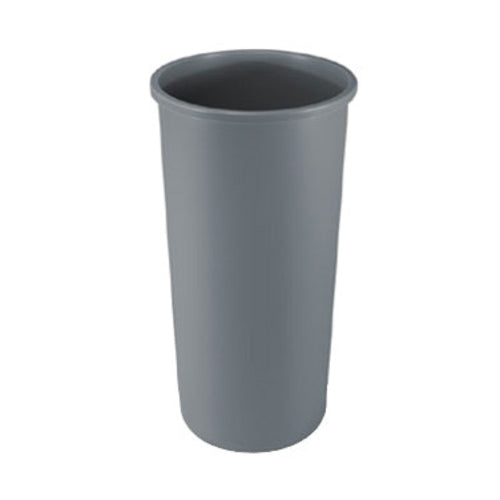 Rubbermaid FG354600GRAY 22 gallon Commercial Trash Can - Plastic, Round-cityfoodequipment.com