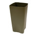 Rubbermaid FG356300BEIG 19 gal Square Rigid Trash Can Liner, Plastic - Beige-cityfoodequipment.com