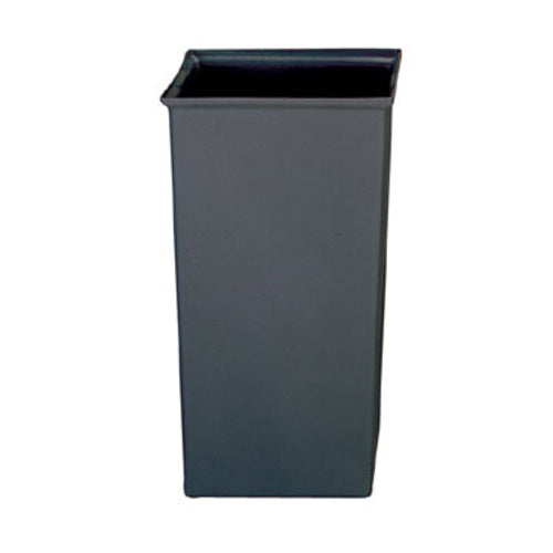 Rubbermaid FG356600 GRAY 24 2/3 gal Square Rigid Trash Can Liner, Plastic - Gray-cityfoodequipment.com