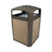 Rubbermaid FG397001 SBLE 35 gal Landmark Series Container - 26x26x40" Dome Top Frame, Ashtray, Sable-cityfoodequipment.com