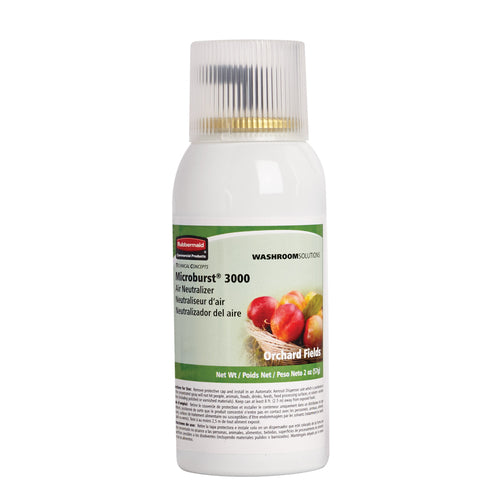 Rubbermaid FG4012561 2 Oz Microburst® 3000 Aerosol Air Neutralizer Refill, Orchard Fields-cityfoodequipment.com