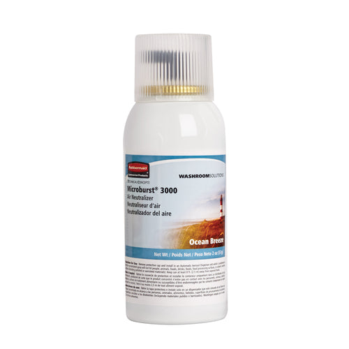 Rubbermaid FG4012581 2 Oz Microburst® 3000 Aerosol Air Neutralizer Refill, Ocean Breeze-cityfoodequipment.com