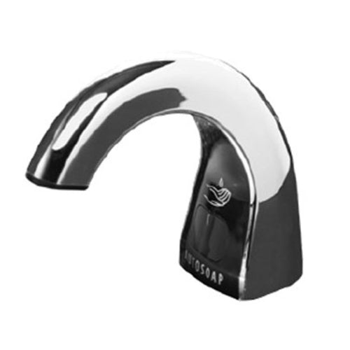 Rubbermaid FG401310 Liquid Soap Dispenser- 800/1600 ml Refills, Polished Chrome/Black-cityfoodequipment.com