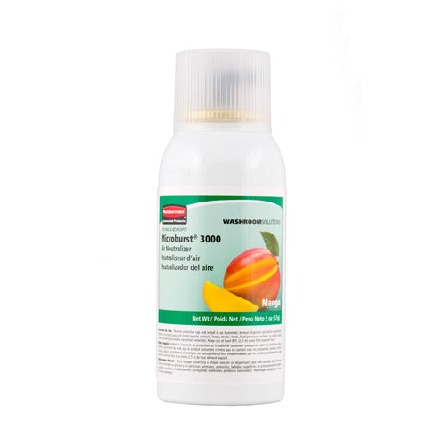 Rubbermaid FG401690 2 Oz Microburst® 3000 Aerosol Air Neutralizer Refill, Mango-cityfoodequipment.com