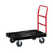 Rubbermaid FG440300BLA 500 lb Platform Truck w/ Tie Downs, 36"L x 24"W-cityfoodequipment.com