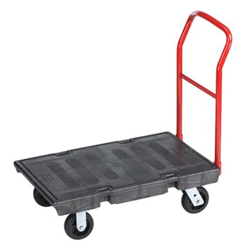 Rubbermaid FG443600BLA 1000 lb Platform Truck w/ Tie Downs, 48"L x 24"W-cityfoodequipment.com
