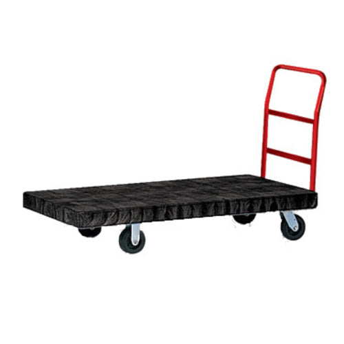 Rubbermaid FG446600BLA 2000 lb Platform Truck w/ Tie Downs, 60"L x 30"W-cityfoodequipment.com