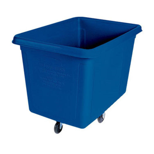 Rubbermaid FG460800DBLUE Trash Cart w/ 300 lb Capacity, Blue-cityfoodequipment.com