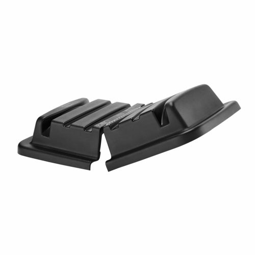 Rubbermaid FG460900 BLA Rectangle Dome Utility Truck Lid - Plastic, Black-cityfoodequipment.com