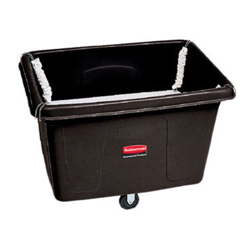Rubbermaid FG461100BLA 1/2 cu yd Trash Cart w/ 500 lb Capacity, Black-cityfoodequipment.com